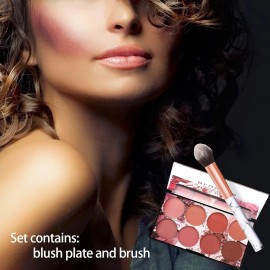 NewBang 8 Colors Blush Palette, Matte Mineral Blush Powder Bright Shimmer Face Blush