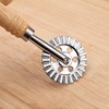 2 PCS Pasta Cutter Wheel Ravioli Cutter Wheel with Roller