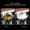 Butter Warmer Stainless Steel Wooden Handle 3 Layers Multi Purpose