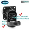 DARKGUARD 2Pieces 3 Pin Tractor Socket 12v 24v,3pin Trailer Socket,