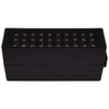 30 Holes Black Rectangle Nail Drill Bit Holder Stand Display