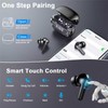Wireless Earbuds, Bluetooth 5.4 Headphones Deep Bass Stereo, in-Ear Earphones