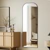 Koonmi Full Length Mirror, 56"x21" Mirror Full Length with Stand,