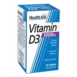 Health Aid Vitamin D3 1000 IU 120 tabs