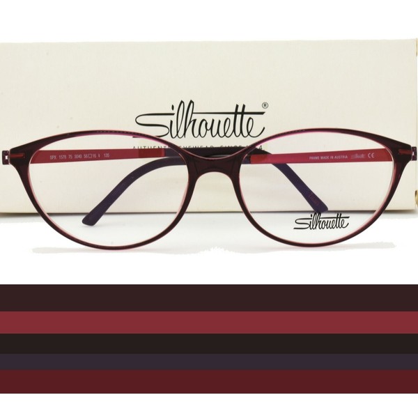 Silhouette Eyeglasses Frame TITAN ACCENT FR 1578 75 3040 56mm