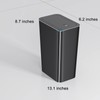 N. NETDOT 3 Pack 10 L/2.6 Gal Bathroom Trash Can