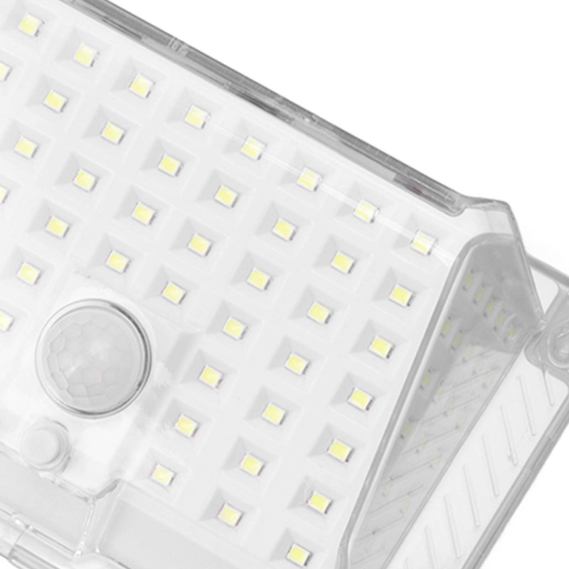 Solar Motion Sensor Wall Light Waterproof Energy Saving LED Outdoor