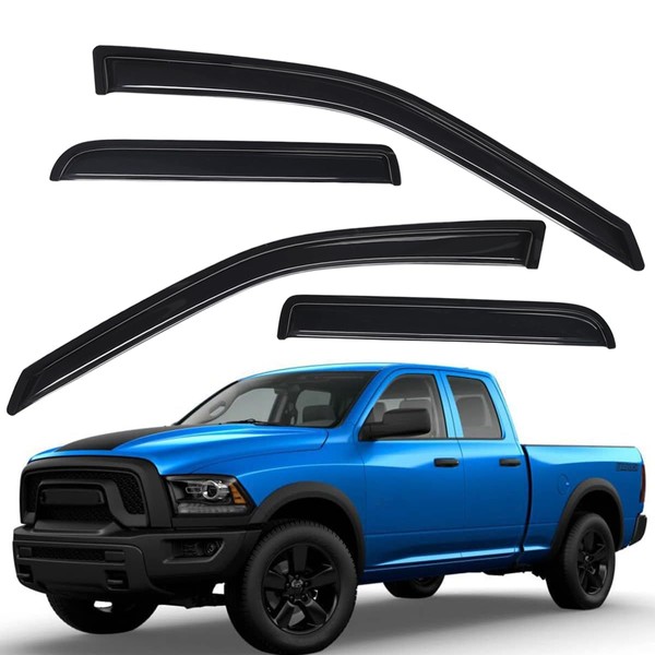Lightronic 94101 Extra Durable Outside-Mount Auto Vent Window Visors, Fits