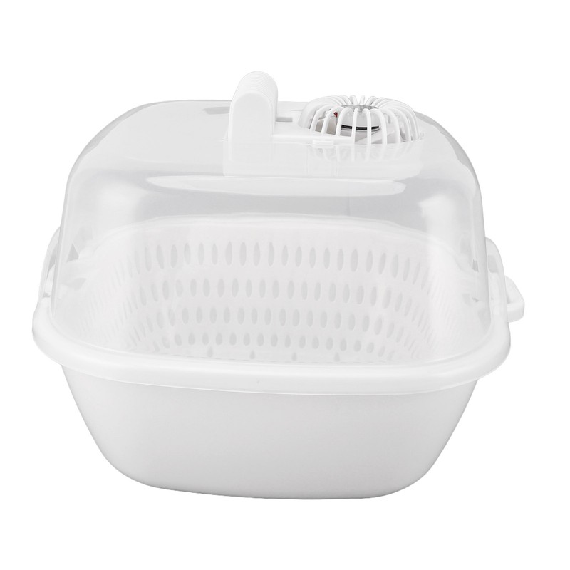 Household Defrosting Box Large Capacity Double Layer Drain Timing USB