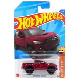Hot Wheels '20 Toyota Tacoma, Hot Trucks 4/10 - rojo