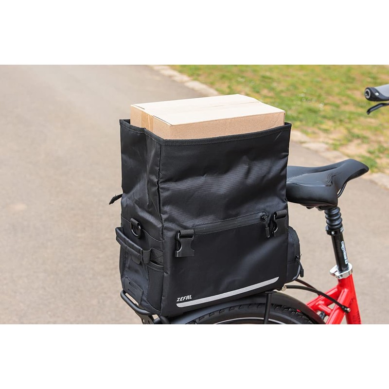 ゼファール(Zefal) リアキャリアバッグ Z-トラベラー 60 [Z TRAVELER 60] レインカバー付 20L 工具不要