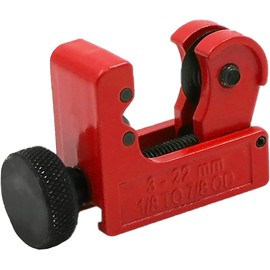 Mini Pipe Cutter,Pipe Cutter Tool for （1/8 inch -7/8 inch）/ (3-22mm) OD Pipes) - Cuts Copper, Aluminum, Metal, Plastic, Brass, Thin Stainless Steel