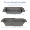 ROTTOGOON 7Qt Collapsible Colander Strainer, Expandable Over the Sink Colander,