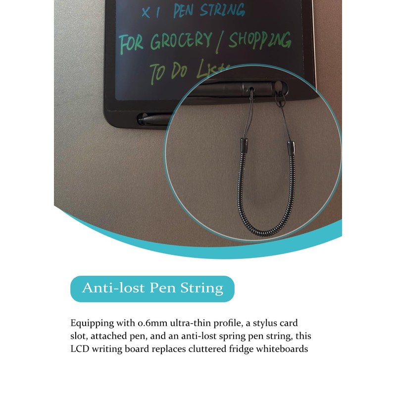 Magnetic Whiteboard for Fridge, 11”×7.3” Dry Erase Board for Refrigerator,