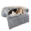 Calming Dog Bed Fluffy Plush Dog Mat for Furniture Protector