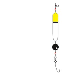 Tronixpro 4 x Sea Fishing Sliding Float Kits Small 12g 10cm