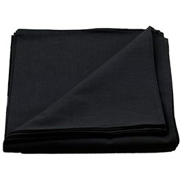 vkwear 12 Pack Premium Cotton Head Wrap Scarf Bandana Multiple Colors 22" X 22" (Plain Black,100% Cotton)