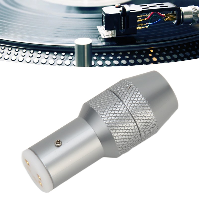 5 Pin DIN Turntable Female Plug Gold Plated Brass Stable