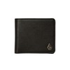 Volcom Men's Slim Stone Pu Wallet Small, Black, One size