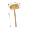 TEHAUX Hammer Smooth Handle Carpenter Mallet Durable Woodworking Tool for