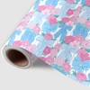 FYSUIMU Floral Bow Wrapping Paper -Mini Roll- 17 Inch x