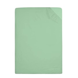 Percale Easy Care Polycotton Bunk Bed Fitted Sheet 2ft 6" (76cmx190cm) Perfect for Camp Kids Bunk Beds/RVs/Guest Beds/Caravan Campervan/Small Single Bed (Mint Green)