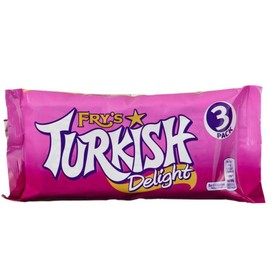 Fry's Turkish Delight 3 x 51g pack - 5.3oz (British Chocolate)