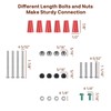 Teemyaa 2 Pack Light Fixture Mounting Brackets, Ceiling Light Mounting