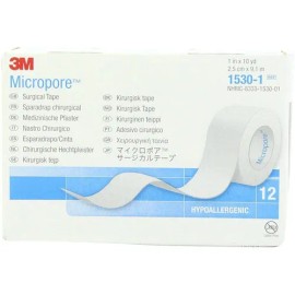 Micropore Blanca Pulgada 5cm Rollos 1530