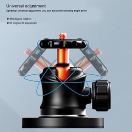 VBESTLIFE Action Camera Magnetic Mount Base Stand with Ball Head for Insta360 for Action 2