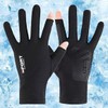 UV Protection Cool Finger Gloves for Hiking, Fishing, and Non-Slip Driving Gloves / 자외선차단 쿨 손가락 장갑 등산 낚시 미끄럼방지 운전 장갑