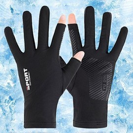 UV Protection Cool Finger Gloves for Hiking, Fishing, and Non-Slip Driving Gloves / 자외선차단 쿨 손가락 장갑 등산 낚시 미끄럼방지 운전 장갑
