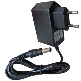 keepdrum 9 V AC Adaptor Power Supply for Effect Devices 600 mA 5.5 mm Hollow Plug Power Supply Plug