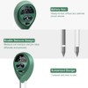 SONKIR Soil pH Meter, MS01 3-in-1 Soil Moisture/Light/pH Tester Gardening