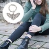 WEBEEDY Boot Charm Alloy Shoe Charms with Spring O Ring
