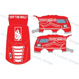 hotwheels Vans Kool Kombi v2 1/64 custom water slide decal for hot wheels