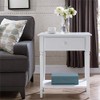 Leick Coastal Notions Nightstand, White