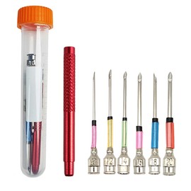 Magic Needle for Embroidery, Steel Embroidery, Punch Punch Art Needles with Handle Kit Set, Knitting Punch Needle Set, Beginners, Steel Embroidery, for DIY Sewing Embroidery