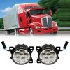 TINWID1919 LED Fog Light Lamp Set Replacement for Kenworth T660