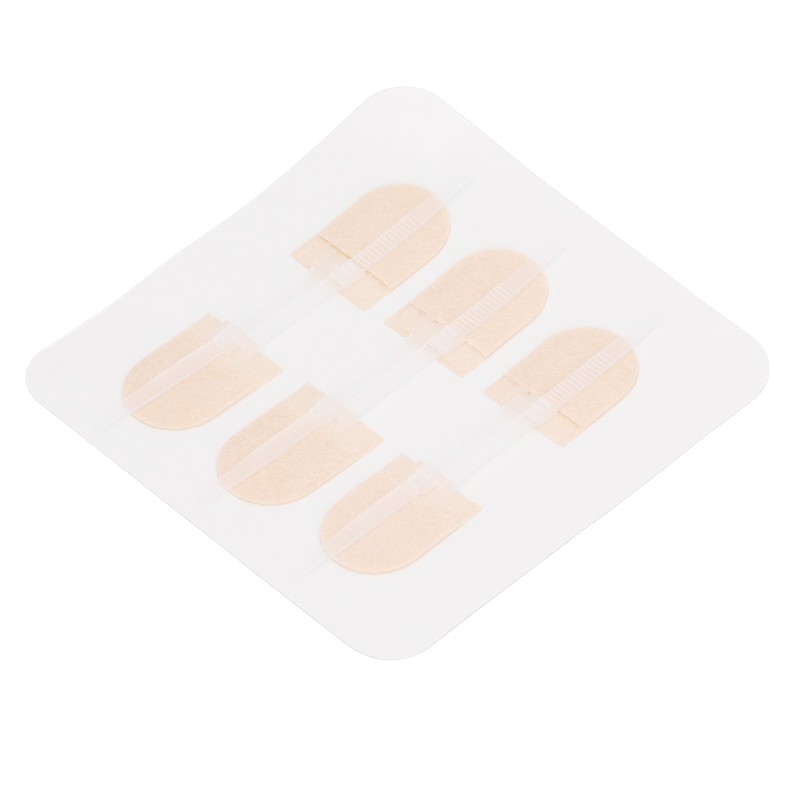 3 Strap Zipper Wound Closure Patches Breathable Seamless Elastic Zip