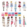 Prima Marketing Julie Nutting Traveling Girl Ephemera Cardstock Die-cuts 24P-Dolls