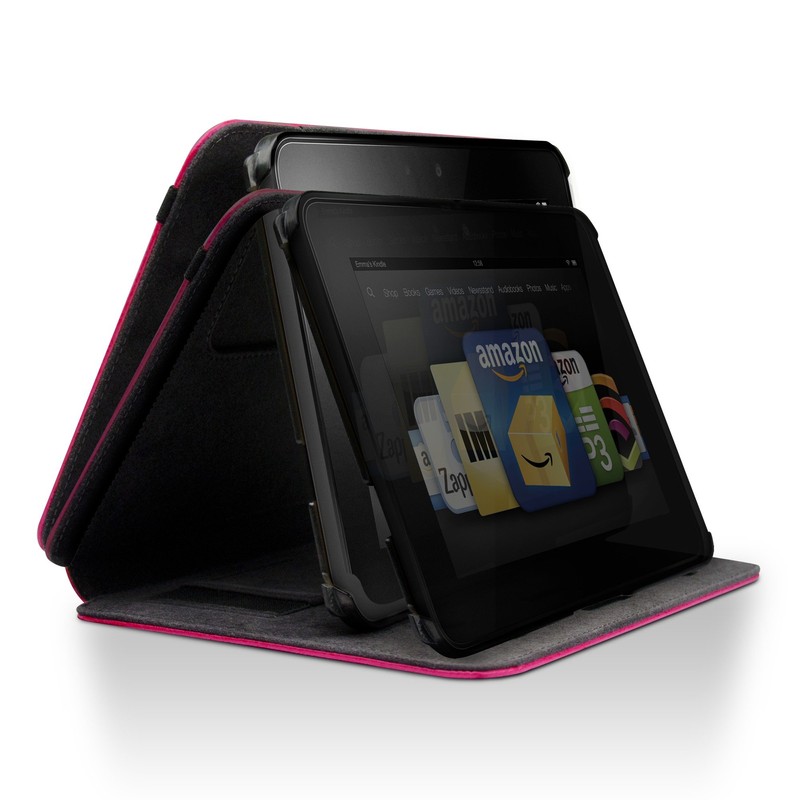 Marware Revolve Genuine Leather Rotating, Standing Case for Kindle Fire