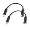 PNGKNYOCN 2.5 mm to 3.5 mm Short Cable, 2 Pack