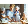 CHENGU 8 Pcs Kids Apron and Chef Hat Set Child