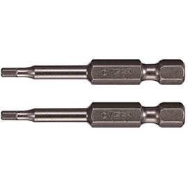 VEGA 3/16" HEX Tamper Proof 2 Inch Security Bits. Professional Grade ¼ Inch Hex Shank, HEX 3/16" Security Bits. 150HT1264A-2 (Pack of 2)
