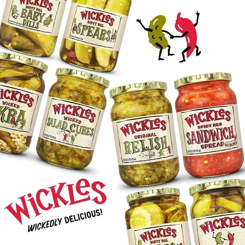 Wickles Wicked Pickle Sandwich Chips 2 Pack 16 Oz Total