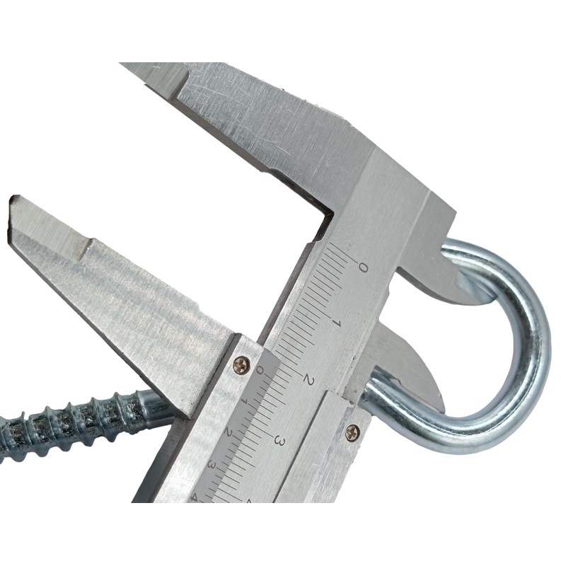 LLB Pack of 10 Screw-in Hooks Large Heavy Duty Cup