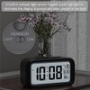 Digital LED Snooze Alarm Clock Bedside Time Temperature Day/Night Desktop