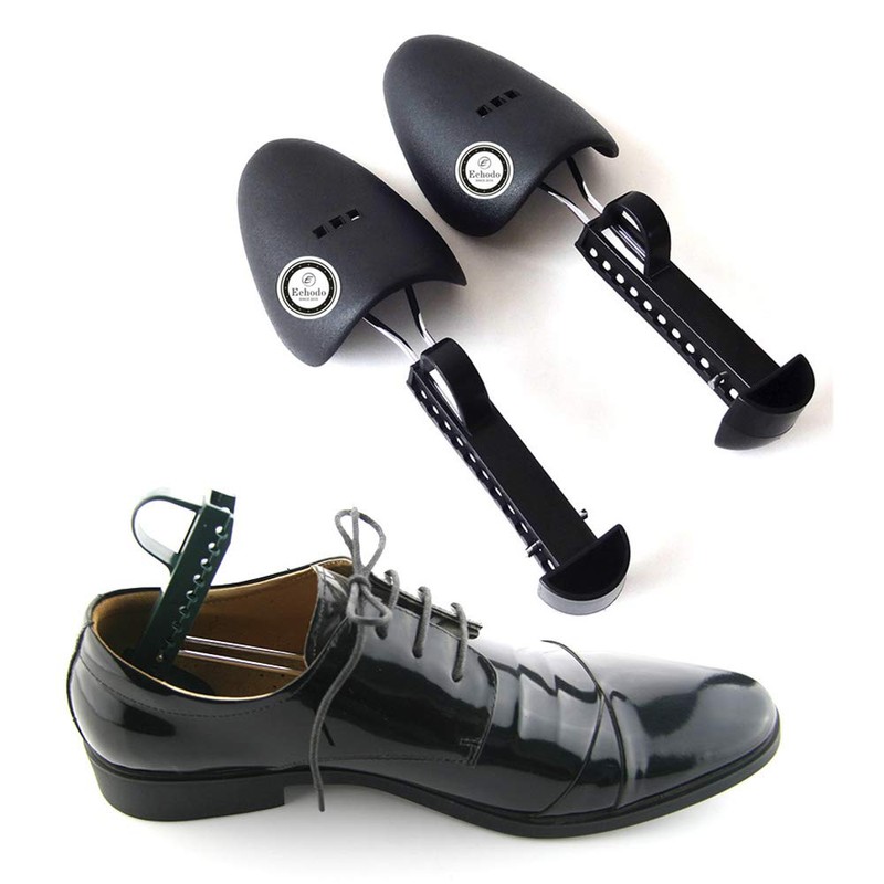 EchoDone 10 Pairs Plastic Shoe Tree Stretcher Shaper for Men