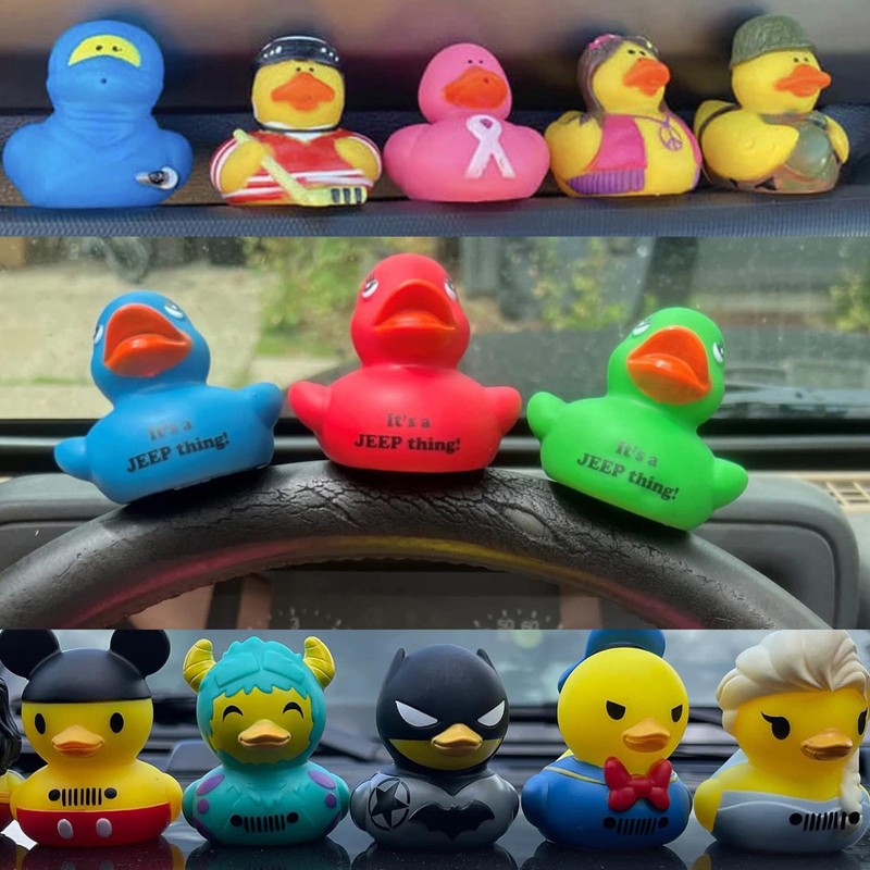 40Pcs Duck Plug - Rubber Duck Mount,Flock Locker Rubber Duck